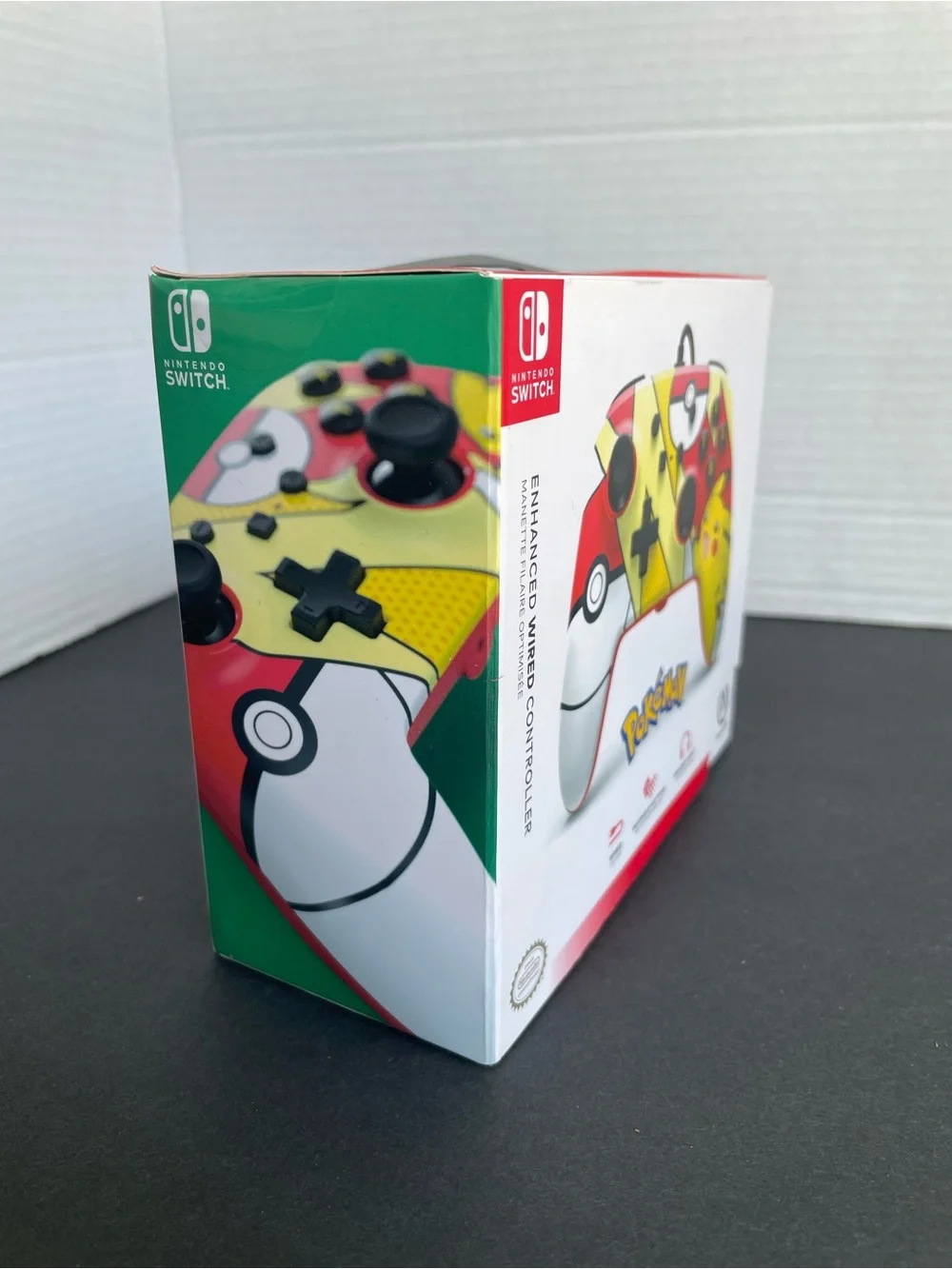 Nintendo Pikachu & Poké Ball Wired Controller - Yellow/Red/White